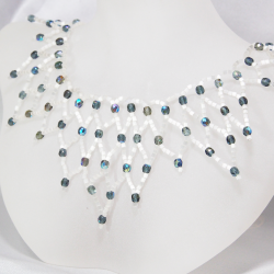 Necklace - Waterfall Runa - Necklace - Laiton argenté
